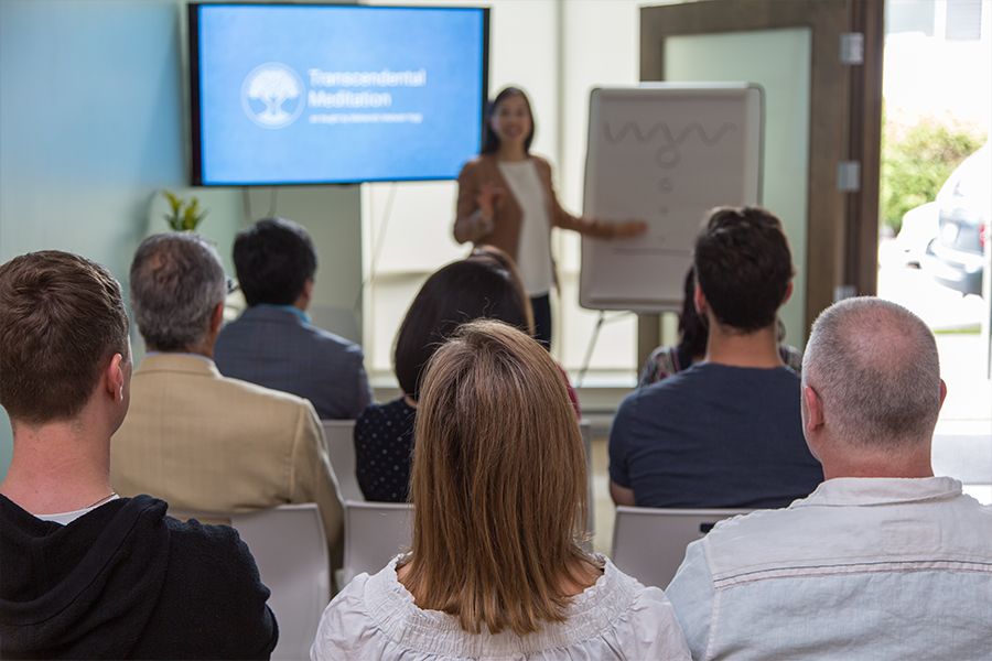 Transcendental Meditation class at Vancouver Centre
